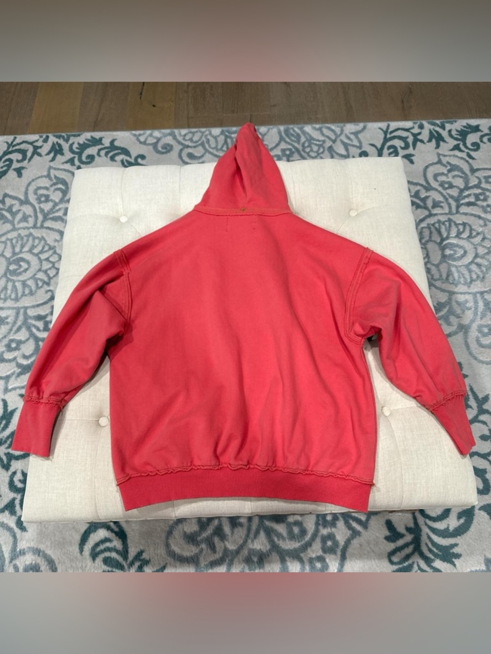 Intergalactic Peace Graphic Hoodie - Coral Pink - Picture 2 of 2